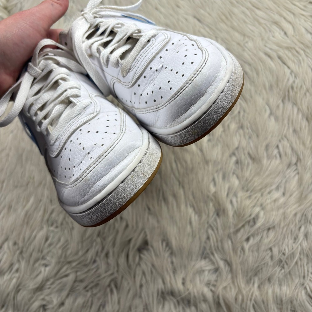 Nike Court Women's 8.5 White Blue Vision Low Next Nature Sneakers Street Urban - Picture 4 of 8